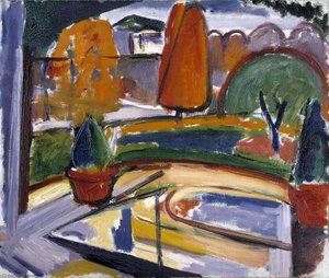 Landscape with Pond Newman's Yard