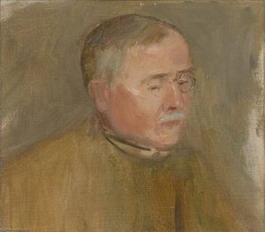 Brigadier General P. D. Lochridge (1863–1935), Chief Of Staff, Us Section (preparatory Study For 'the Supreme War Council In Session At Versailles On 3rd July 1918') — Herbert Arnould Olivier