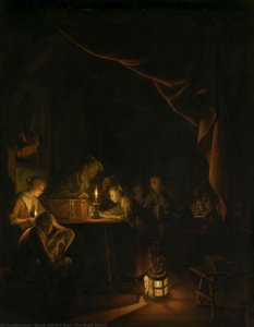 The Night School — Gerrit Dou