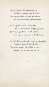 Canti E Ghirlande — Evelina Cattermole