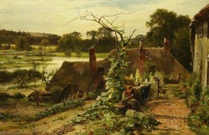 An English Cottage Home — James Aumonier