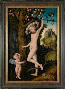 Cupid Complaining To Venus — Lucas Cranach The Elder, German Renaissance