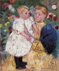 In The Garden — Mary Stevenson Cassatt