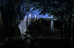 A Garden Scene, With A Boy — Charles Robert Leslie