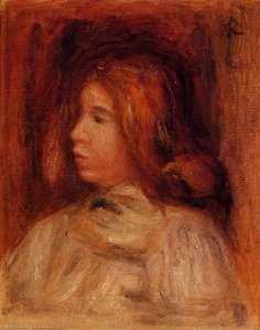 Portrait Of A Young Girl — Pierre-auguste Renoir