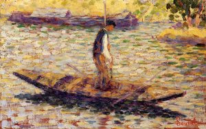 Riverman (also Known As Fisherman) — Georges Seurat