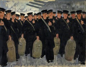Sailors Embarking For Overseas — Thomas Cantrell Dugdale