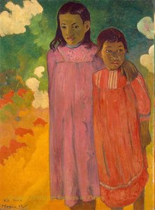 Two Sisters — Eugène Henri Paul Gauguin, Post-impressionism