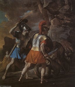 The Companions Of Rinaldo — Nicolas Poussin