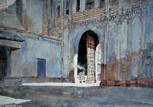 Palace Gate, Gujarat — Lucy Willis