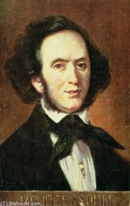 Portrait Of Felix Mendelssohn