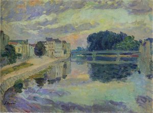The Marne At Lagny — Henri Lebasque
