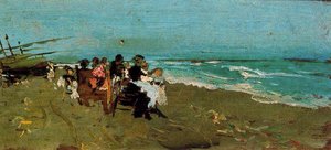 On The Beach — Ignacio Pinazo Camarlench