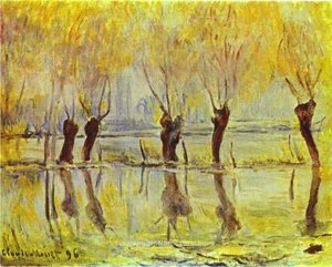 Flood At Giverny — Claude Monet, Impressionism