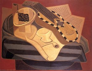 The Guitar With Inlay — Juan Gris, Cubism