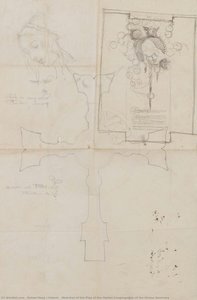 Sketches of the Flag of the Marian Congregation of the Girona Seminary