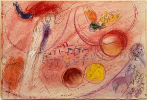 Study To ''song Of Songs Iii'' — Marc Chagall