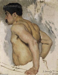 Portrait Of The Artist Nikolai Kuznetsov — Victor Vasnetsov