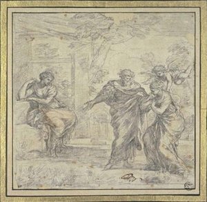 The Return Of Hagar 1 — Pietro Da Cortona