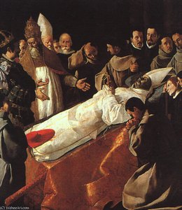 The Lying-in-state Of St. Bonaventura, Musée — Francisco De Zurbarán, Baroque