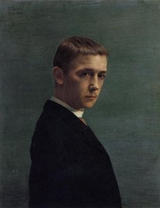 Self Portrait At 20 — Félix Vallotton, Post-impressionism