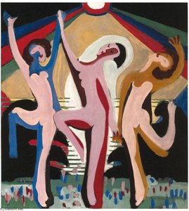 Colourful Dance — Ernst Ludwig Kirchner, Expressionism
