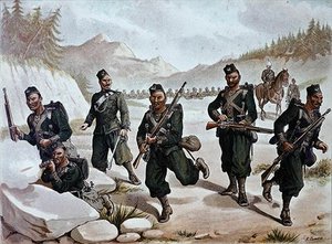 The 3rd Gurkhas Skirmishing