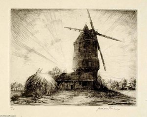 Le Moulin De La Paclais, Bretagne — Herman Armour Webster