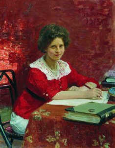Portrait Of K.b. Boleslavova — Ilya Yefimovich Repin