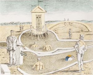 La Cabina Nei Bagni Misteriosa — Giorgio De Chirico