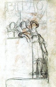 Sketch For Poster In Bilbao — José Mongrell Torrent