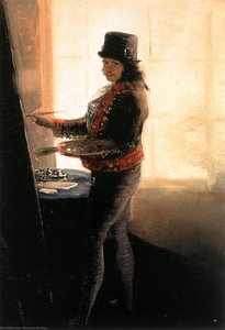 Self-portrait In The Studio — Francisco José De Goya Y Lucientes, Romanticism