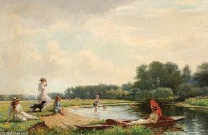 A Day At The River — William Kay Blacklock