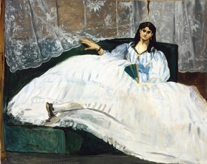 Lady With A Fan — Édouard Manet