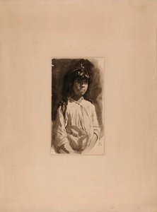Head Of A Mesdado Girl — Howard Russell Butler