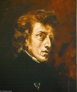 Frédéric Chopin, Louvre — Eugène Delacroix
