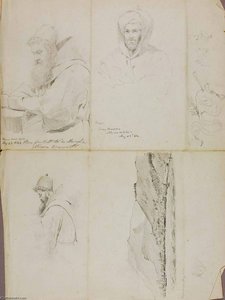 Studies Landscape And Portrait — Miner Kilbourne Kellogg, Orientalist