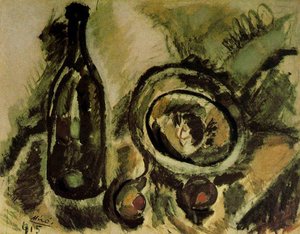 Frutas Y Botella — Joan Miró