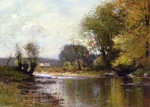 Wooded River Landscape — John Francis Murphy