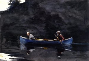 Scene In The Adirondacks — Winslow Homer
