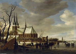 A Winter Landscape — Jacob Salomonsz Ruysdael