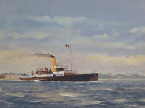 'clacton Queen' Off Felixstowe — Derrick Smoothy