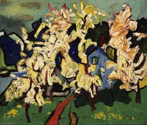 Trees In Bloom — William H. Johnson