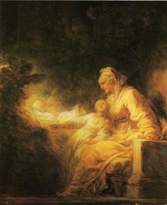 The Education Of The Virgin — Jean-honoré Fragonard