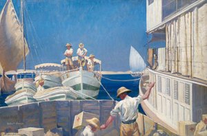 A British Red Cross Society and Order of St John of Jerusalem Hospital Ship and Barges on the Tigris