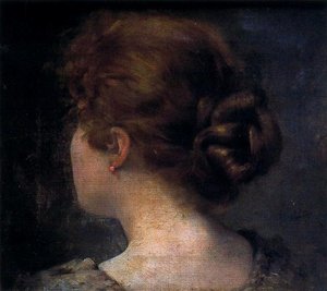 Head Of Woman Seen From Behind — Ignacio Díaz Olano
