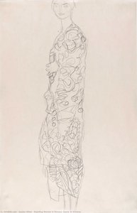 Standing Woman In Kimono (dame Im Kimono) — Gustav Klimt