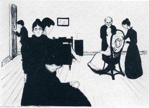 The Death Chamber — Edvard Munch