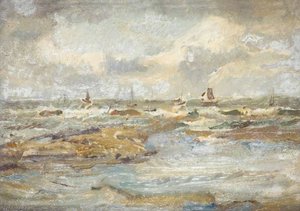 Rough Sea, Yorkshire — Ethel Walker