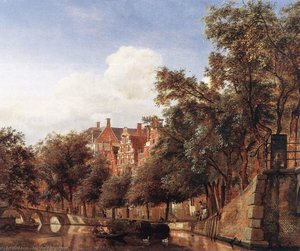 View Of The Herengracht, Amsterdam — Jan Van Der Heyden